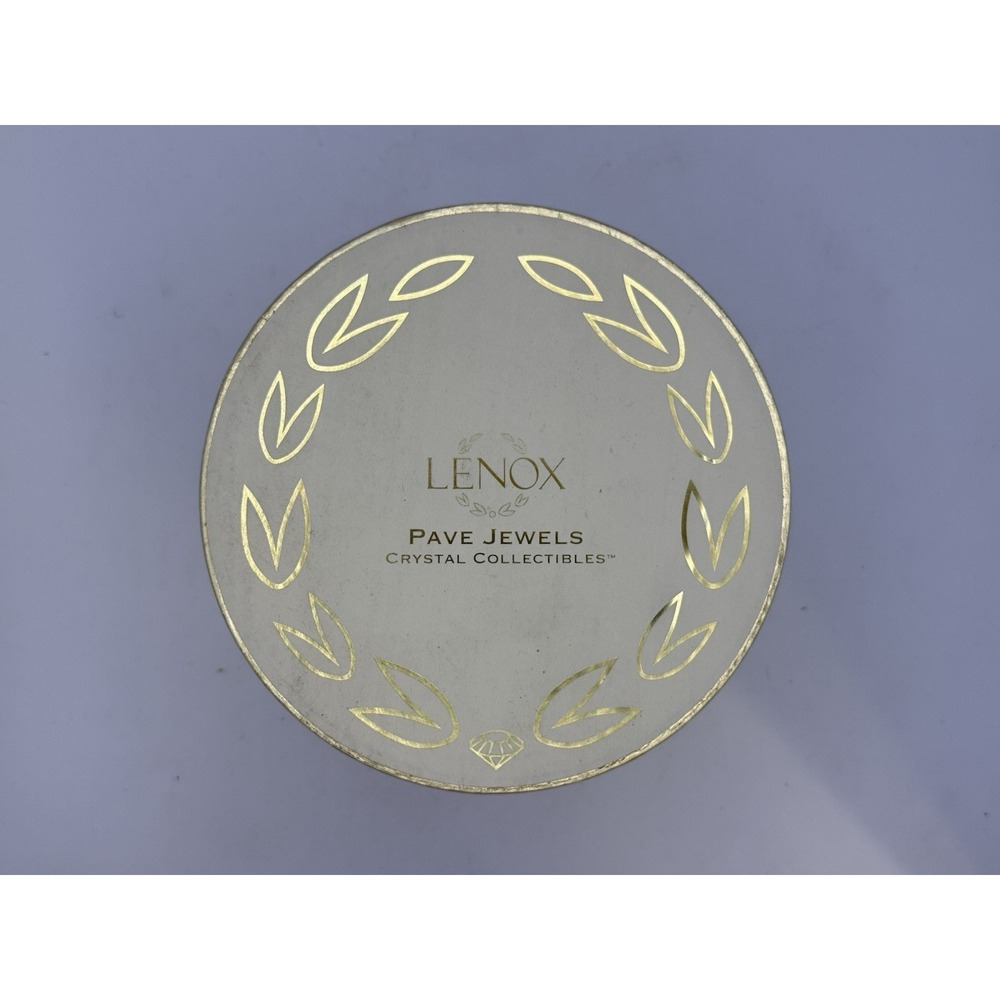 Lenox Pave Jewels Diamonds & Pearls Mini Square Crystal Frame w/Box